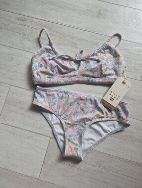 BILLABONG NEW Girls In My Dreams Coco Bralette Bikini Swimsuit